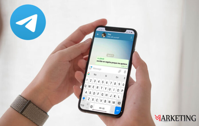 Cómo colocar mensajes en negritas en Telegram - MM marketing
